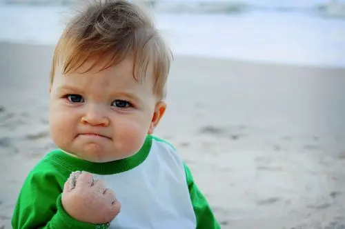 Шаблон мема «Success Kid Original» без готовой подписи