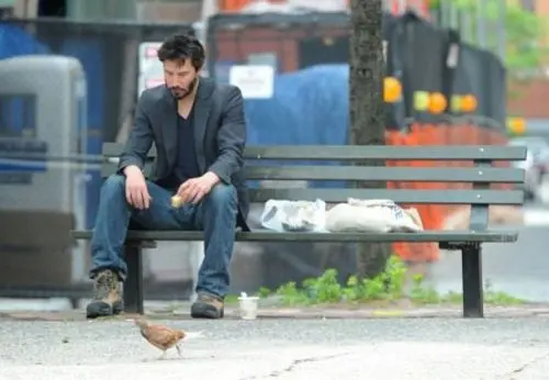 Sad Keanu blank meme template