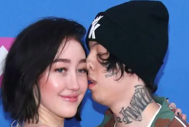 Lil Xan kisses Noah Cyrus blank meme template