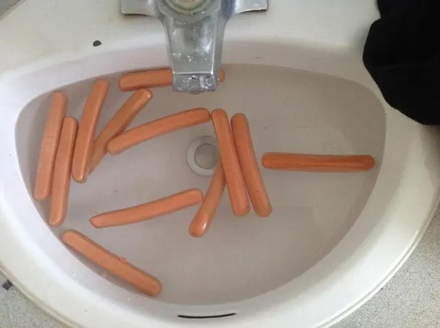 Swim sausages meme template