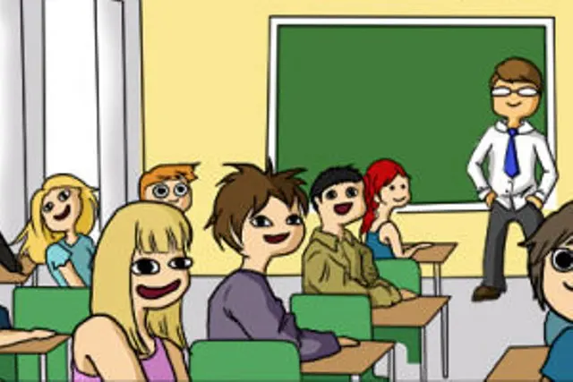 The class turns around during the lesson blank meme template