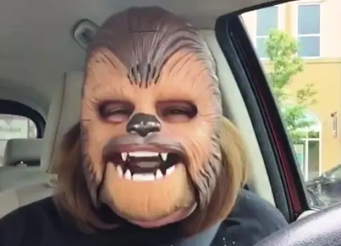 Laughing Chewbacca blank meme template