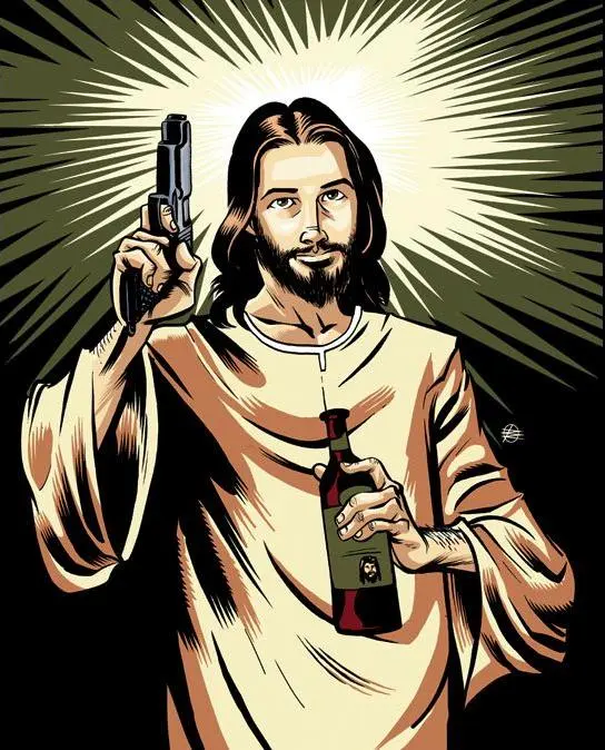 Ghetto Jesus blank meme template