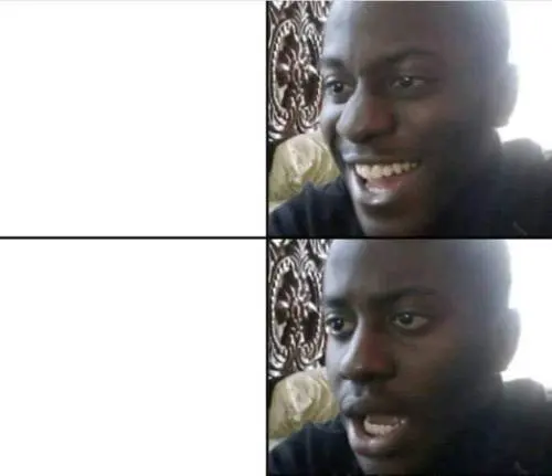 Good then bad blank meme template