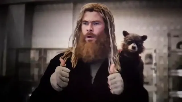 Hulk impresses Thor blank meme template