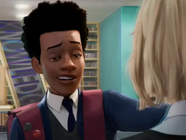 Miles Morales Says Hey blank meme template