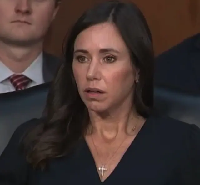 Shocked Katie Britt