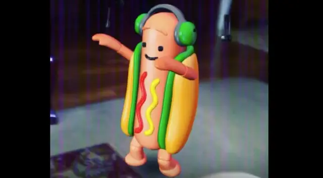 Dancing hot dog blank meme template