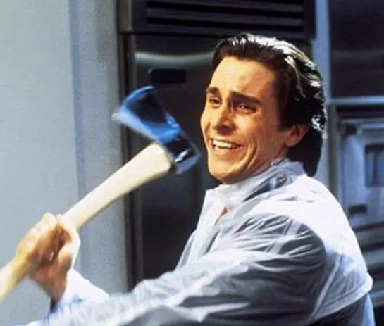 Man with an ax blank meme template